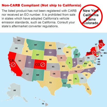 Catalytic Converter Exhaust Manifold 285102G110 Fit for 2011-2015 Hyundai Sonata Hyundai, 2010-2013 Kia Forte Optima Rondo (1 PCS)