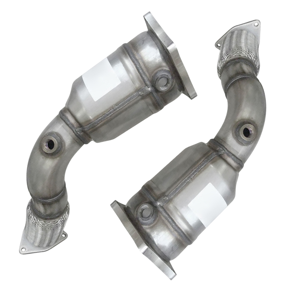 Luft Meister 95511302150 Front Catalytic Converter for Porsche Cayenne Turbo 4.8T V8 - Gas 2008-2010 With Turbocharger