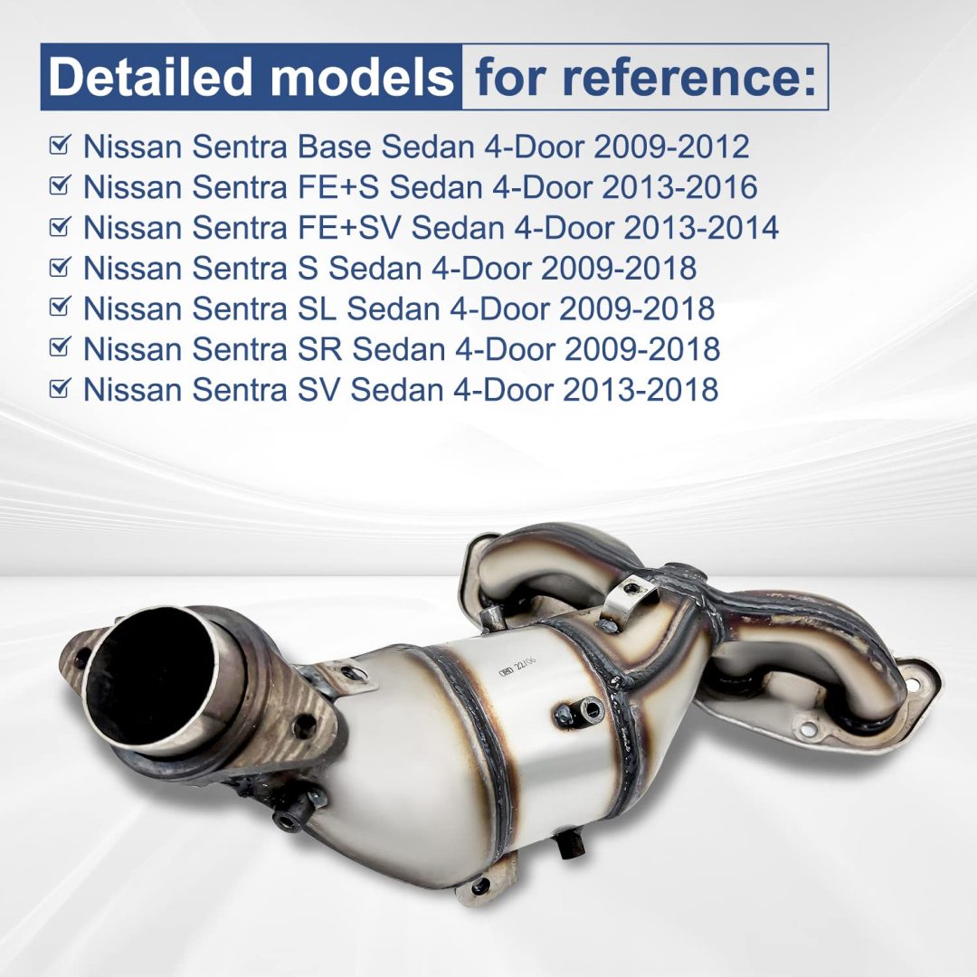 Catalytic Converter for 20092012 Nissan Sentra L4 2.0L with California