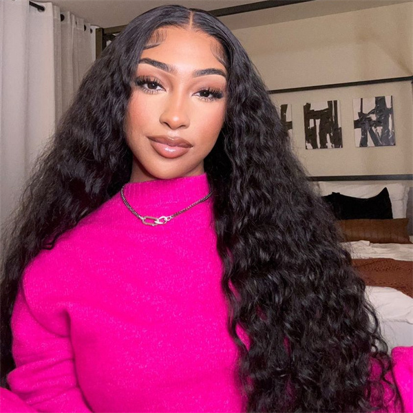 Glueless Loose Deep Wave HD Lace Closure Wig With Precut Lace And Prep