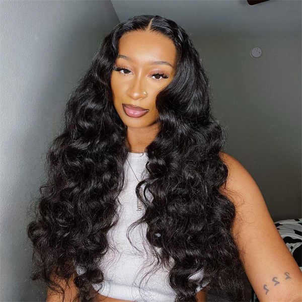 Glueless Loose Deep Wave HD Lace Closure Wig 