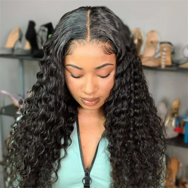 Loose Deep Lace Closure Wig With Pre Plucked Edges 