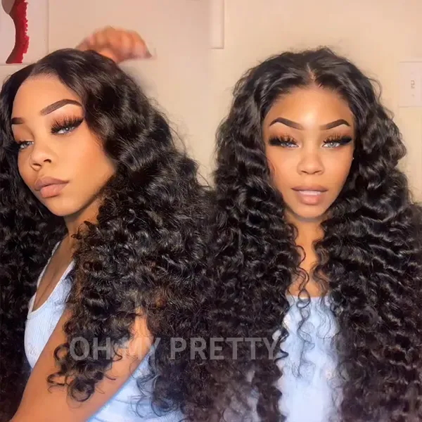 Glueless Loose Deep Wave HD Lace Closure Wig