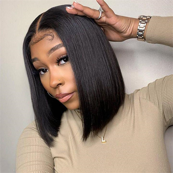 Straight Bob Wig Bob Human Hair Lace Front Wigs