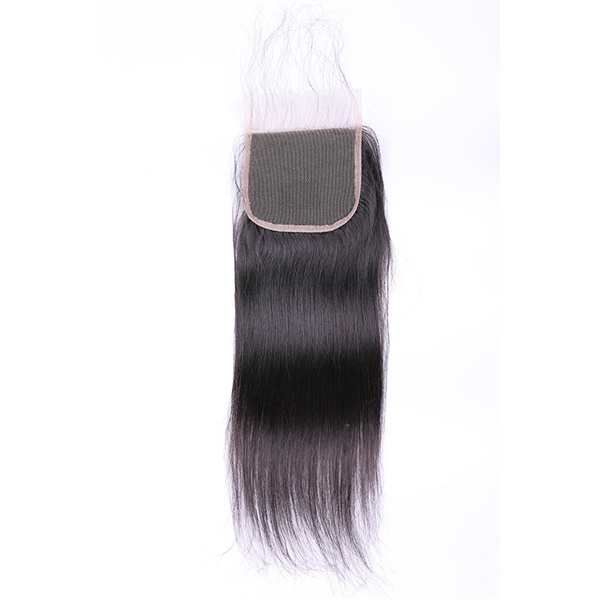 3 Virgin Human Hair Straight Pink Lemon Hair Bundles With 4x4 Closure