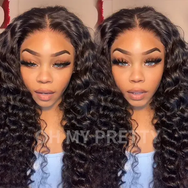 Glueless Loose Deep Wave HD Lace Closure Wig