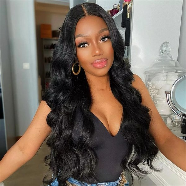 Body Wave Lace Closure Wig with Pre-plucked Edges
