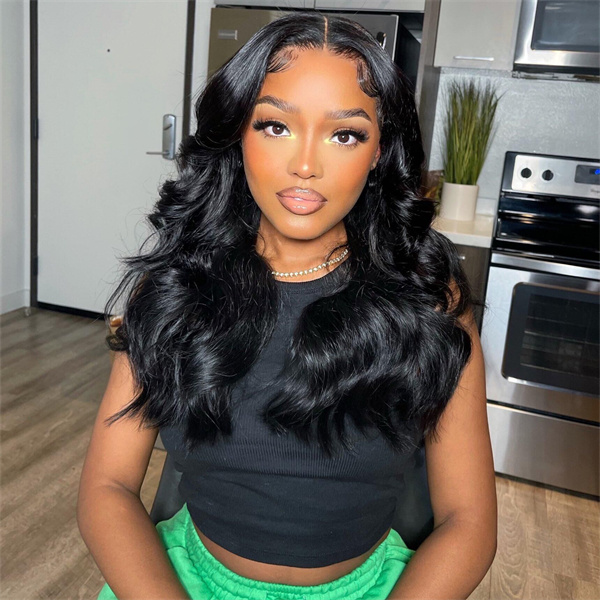 Body Wave HD Lace Frontal Luxury Wig with Pre-plucked Edges