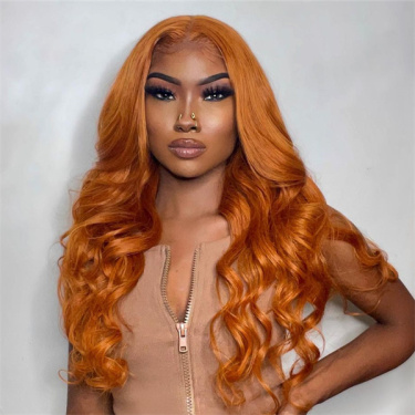 22 Inch Wig Ginger Body Wave 13x4 Lace Front Wig