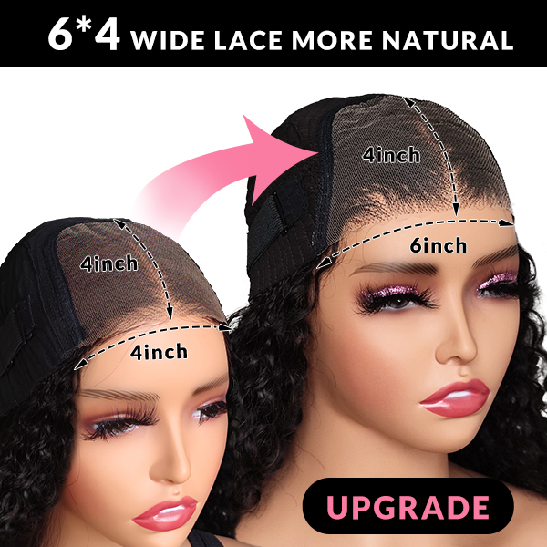 OhMyPretty Wear Go Kinky Curly GlHD Lace Closure Wig With Pre-plucked