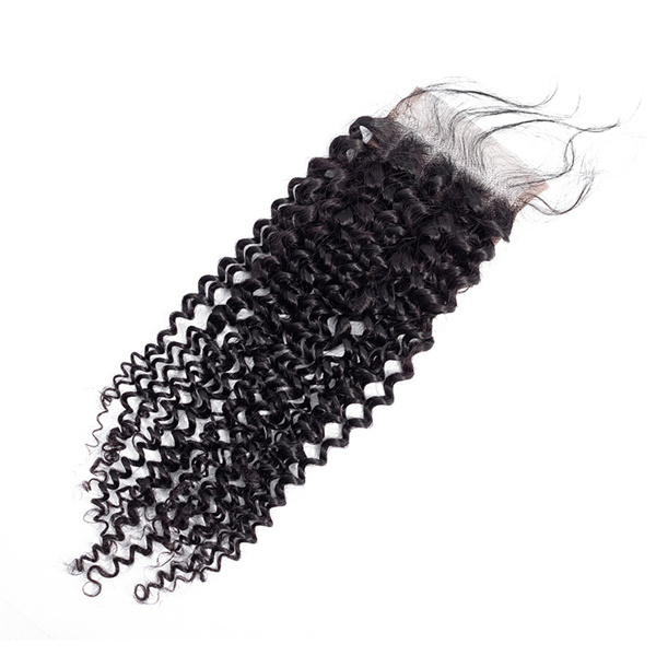 3 Virgin Human Hair Water Wave Pink Lemon Hair Bundles With 4x4 Closure