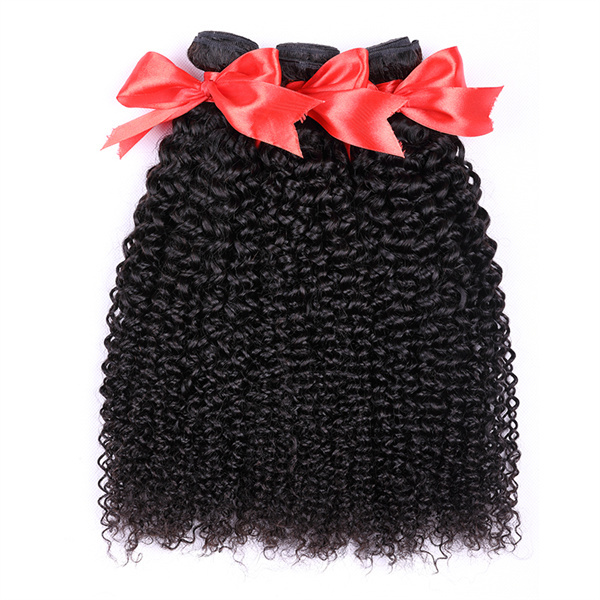 Kinky Curly Virgin Human Hair 3 Pink Lemon Hair Bundles