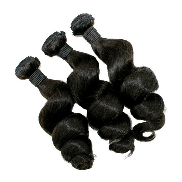 Loose Wave Virgin Human Hair 3 Pink Lemon Hair Bundles