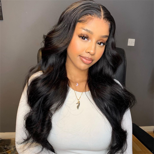 Body Wave Human Hair Wigs Near Me 13x4 Lace Frontal Pre Plucked Hairline