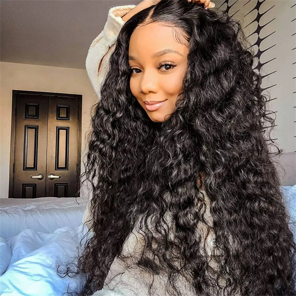 Deep Curly HD Lace Closure Wig Luxury Double Drawn Wig