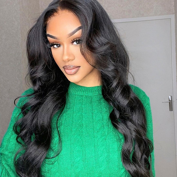 Glueless Straight Body Wave HD Lace Wear Go Closure Wig