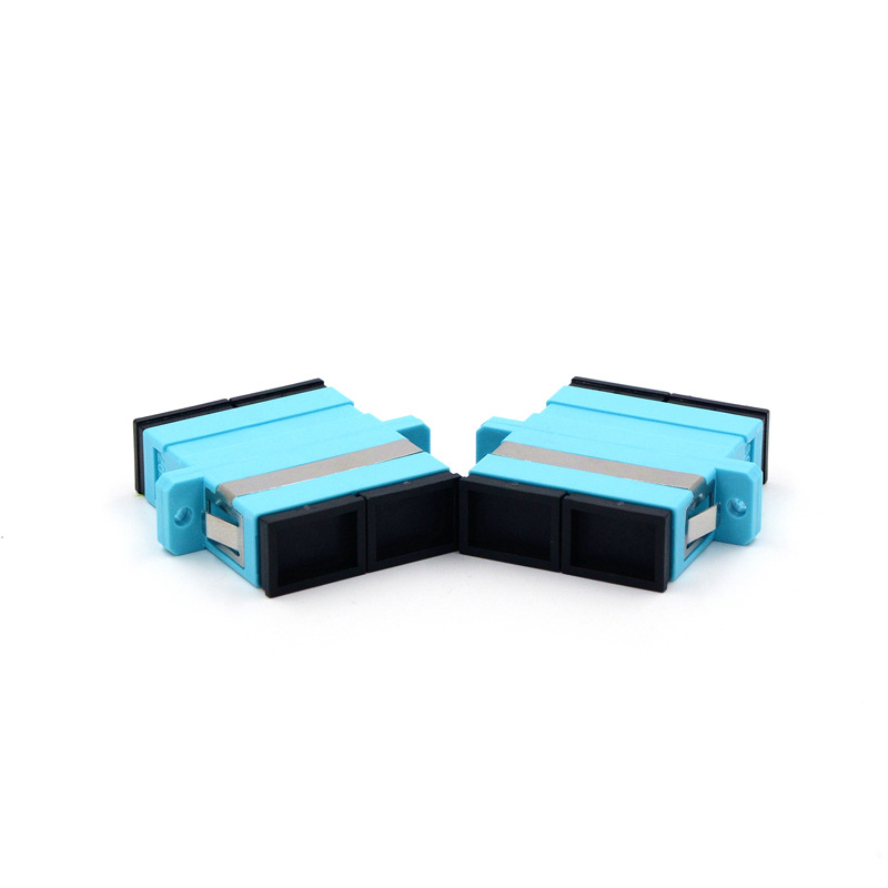 SC/UPC Duplex with screws with Flange Metal mounting clip Fiber Optical Adapters