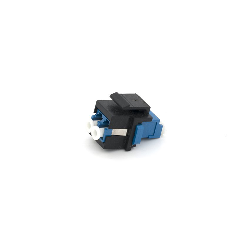 LC/UPC Duplex Singlemode Fiber Optic Keystone Jack
