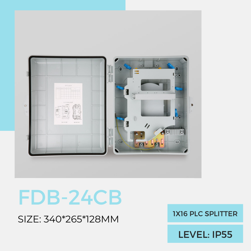 24cores FTTH FTB Box for Fiber Indoor or Outdoor Distribution Box