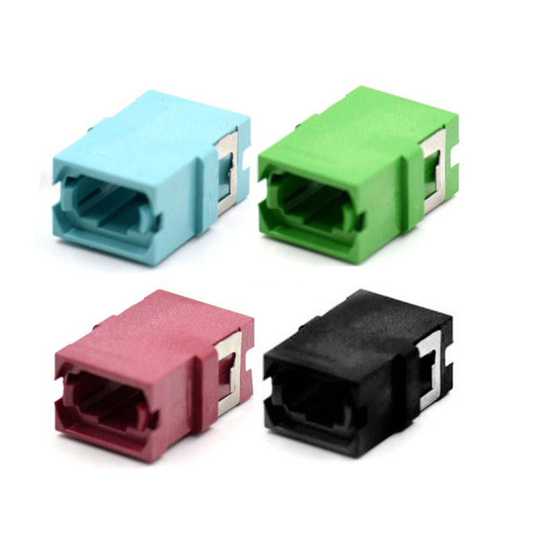 Standard SC Footprint Reduced Flange MTP/MPO-8/12/24 Colorful Fiber Optic Adapter