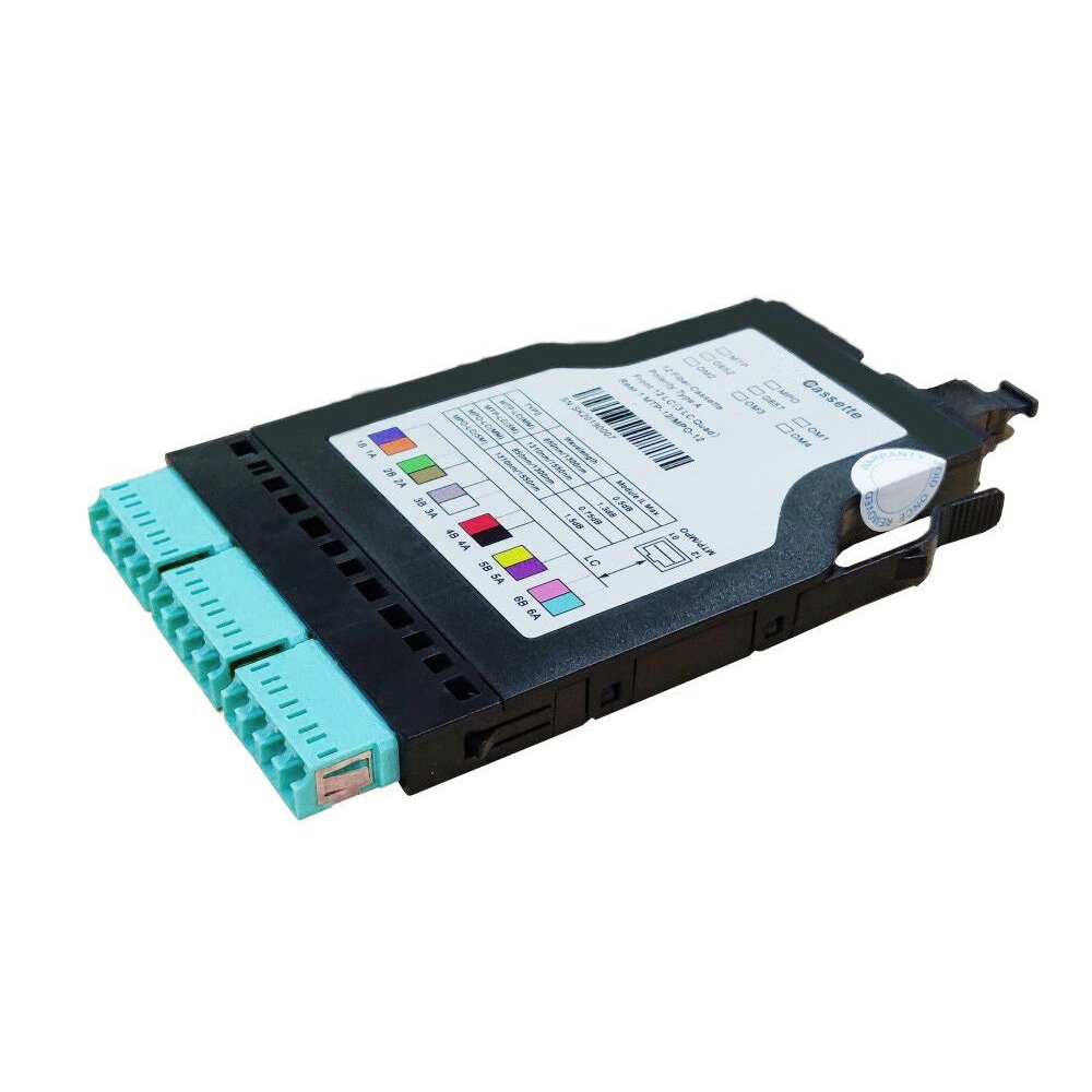 MPO Ultra High Density 12-fiber Cassette MTP Compatible Multimode OM3 LC 