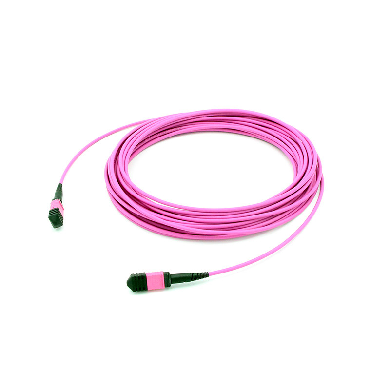 12F MTP/MPO Mulimode OM4 Fiber Trunk Cable Magenta Polarity Type-B