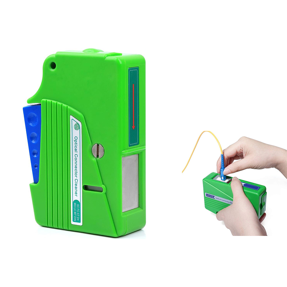 thumbnail image 2 of Fiber Optic Cleaning Kit - Cassette Cleaner For SC/FC/LC/ST Connectors With 500+ Cleans 2 of 9