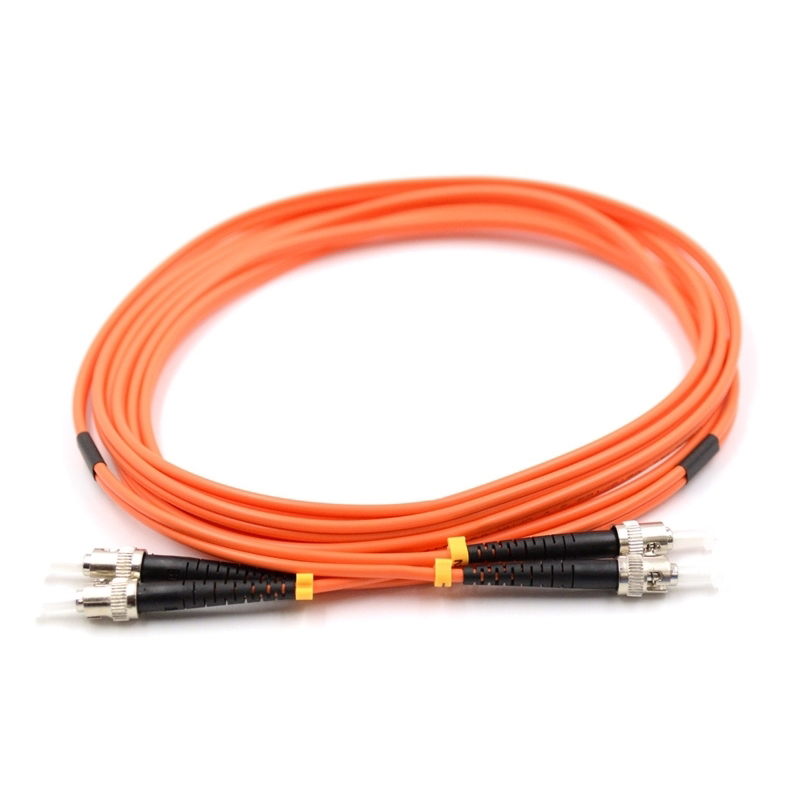 ST UPC to ST UPC Simplex OM2 Multimode PVC (OFNR) 2.0mm Fiber Optic Patch Cable