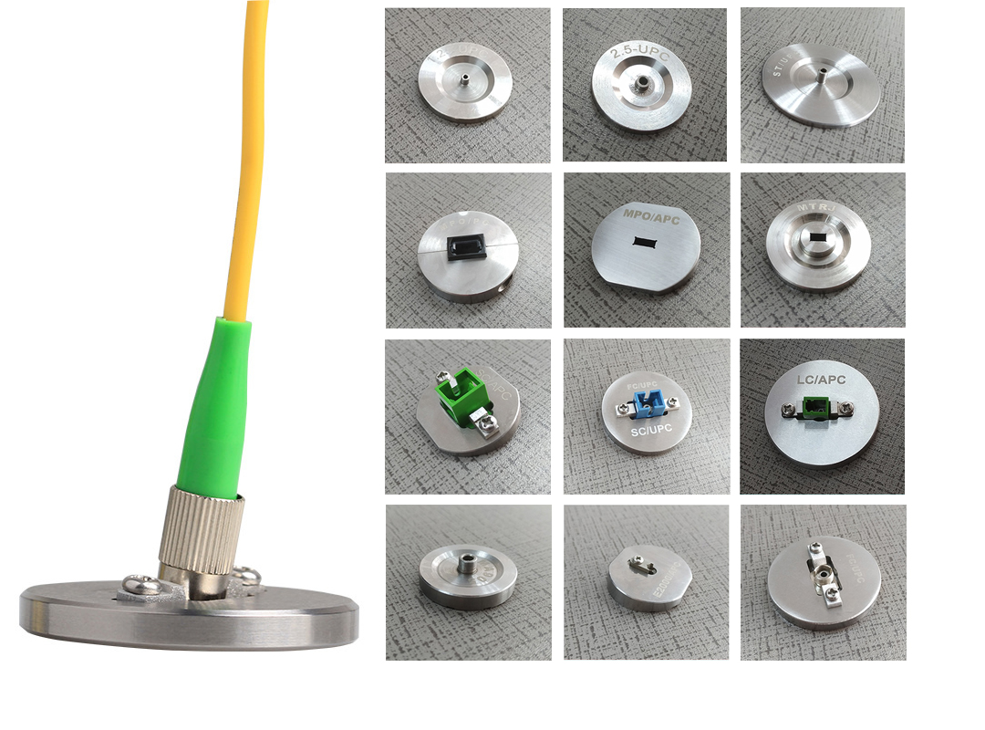 Fiber Polishing Puck SC LC MPO E2000 FC SMA905 MTRJ for hand polishing