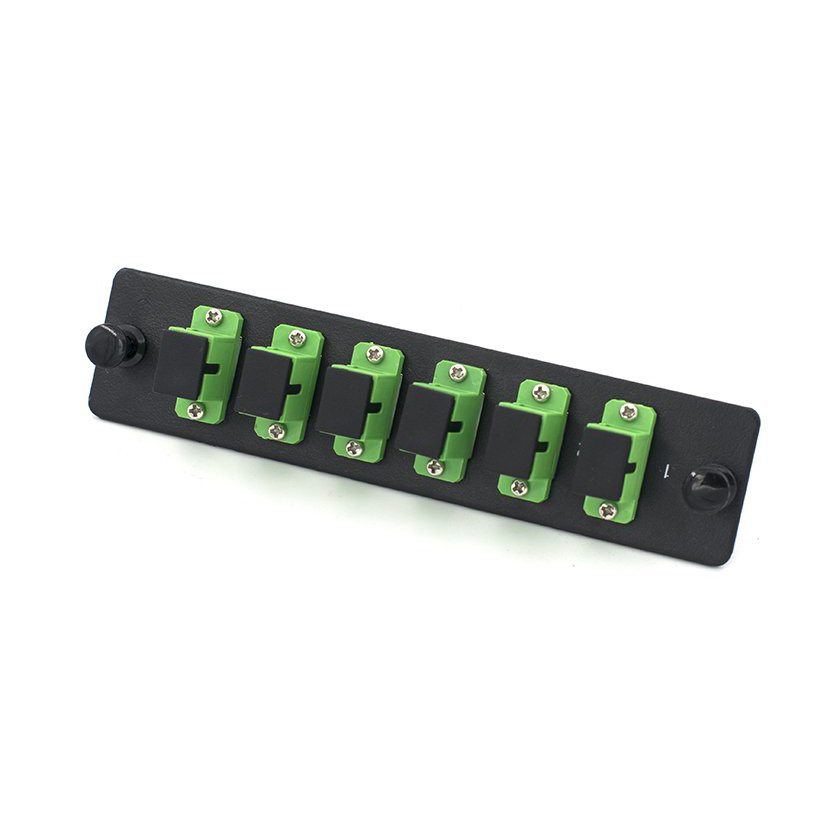 "SC" LGX Compatible Fiber Adapter Panel Plates Pre-loaded Singlemode Multimode Fiber Optic Adapters