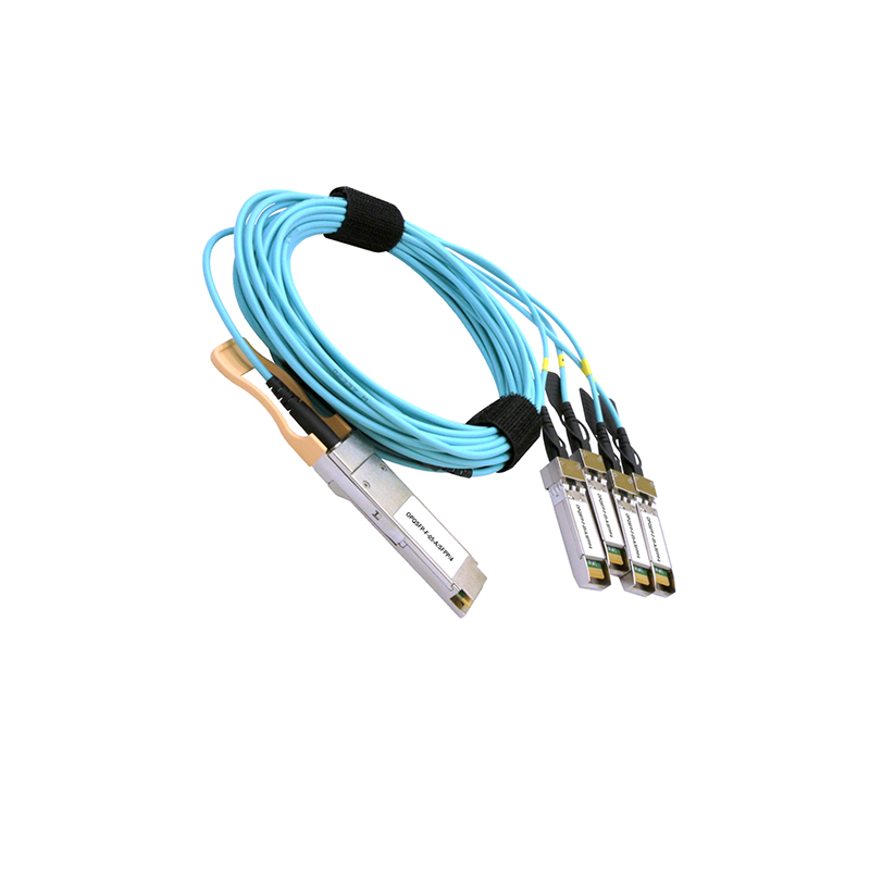 100G QSFP28 to 4x25G SFP28 Breakout Active Optical Cable(AOC)