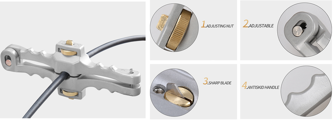 10-25mm Fiber Optical Wire Stripper SI-01 Longitudal Cable Stripper Sheath Cable Slitter&nbsp;