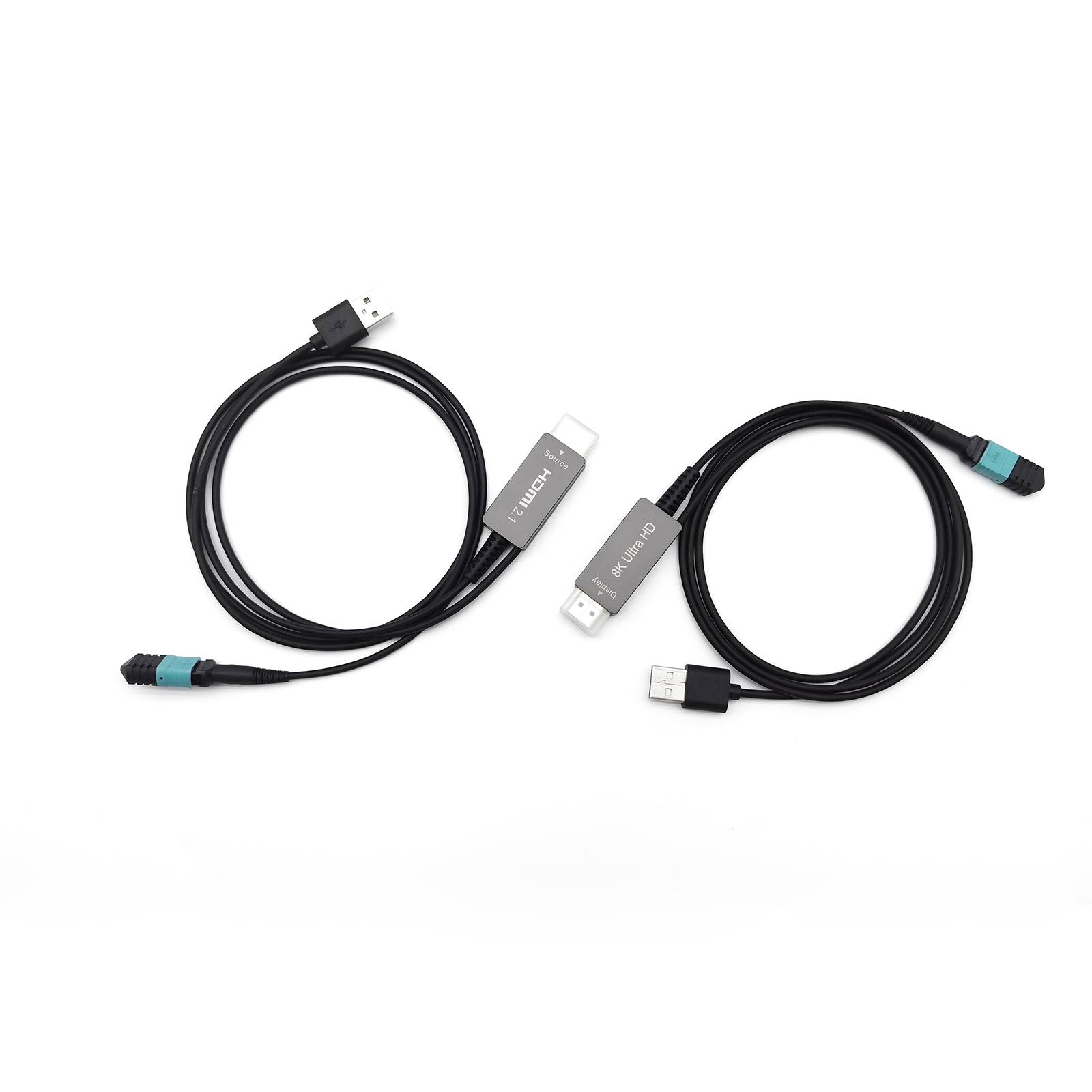Removable 8K HDMI 2.1 MPO Fiber Optic Extender