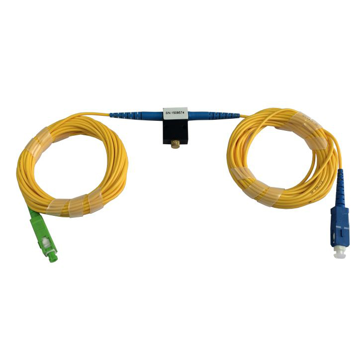 Inline Variable Optical Attenuator (VOA ) Adjustable Singlemode Fiber Attenuator 0-60dB