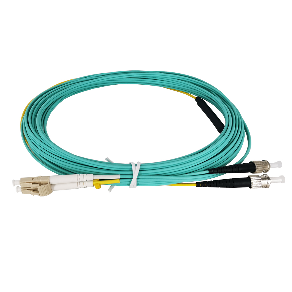 ST to LC Multimode OM4 to OS2 Mode Conditioning PVC (OFNR) / LSZH Fiber Optic Patch Cable