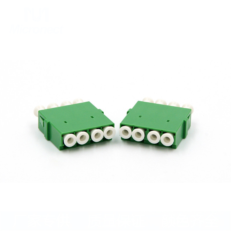 LC Quad without Latch APC Fiber Adapter | HEYOPTICS