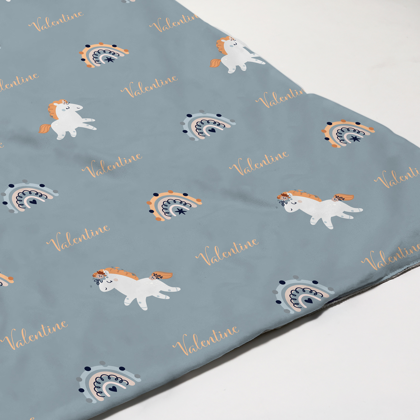 Holy Unicorn Personalized Baby Boy Name Blanket