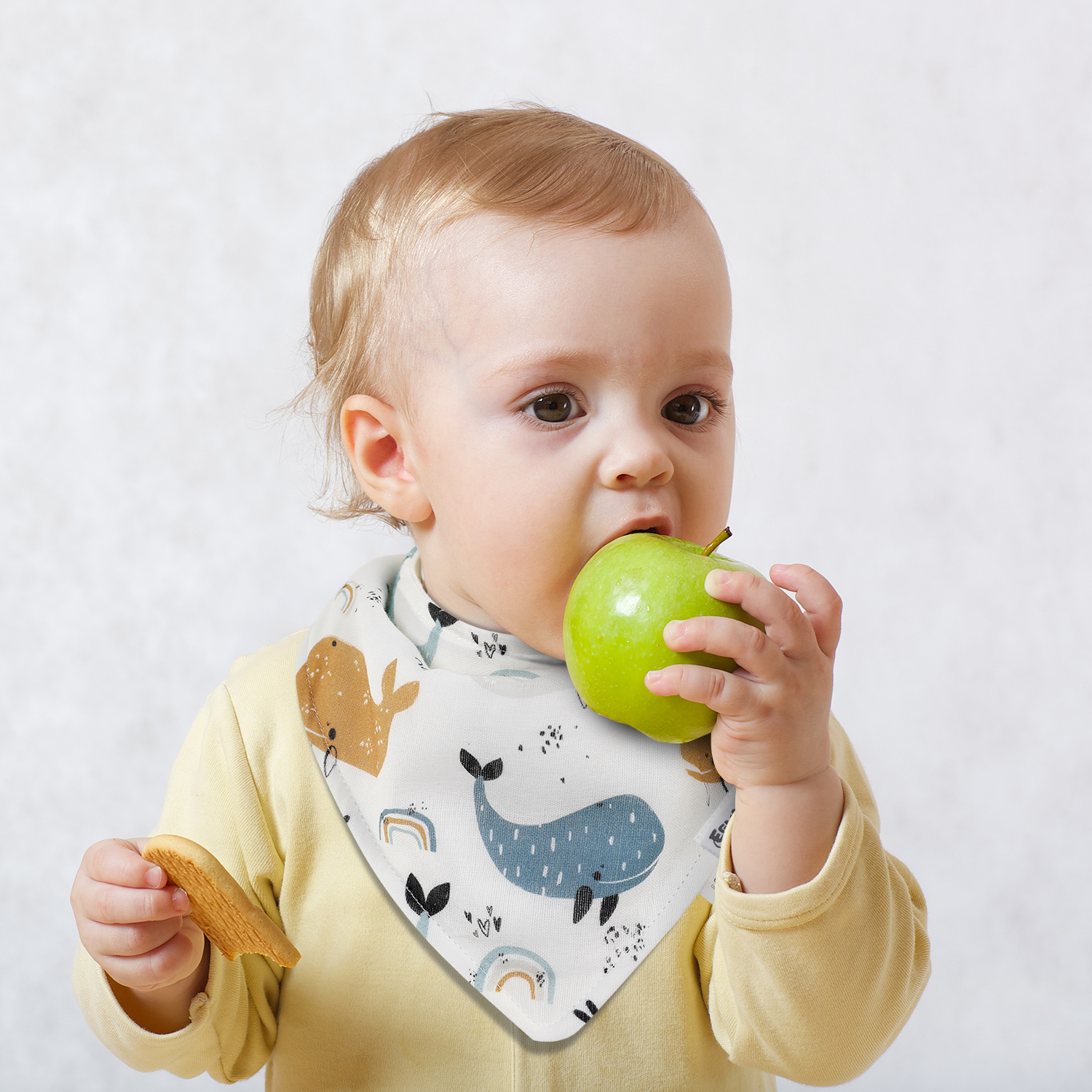Animal World | Organic Cotton Muslin Bandana Bibs 3 Pack