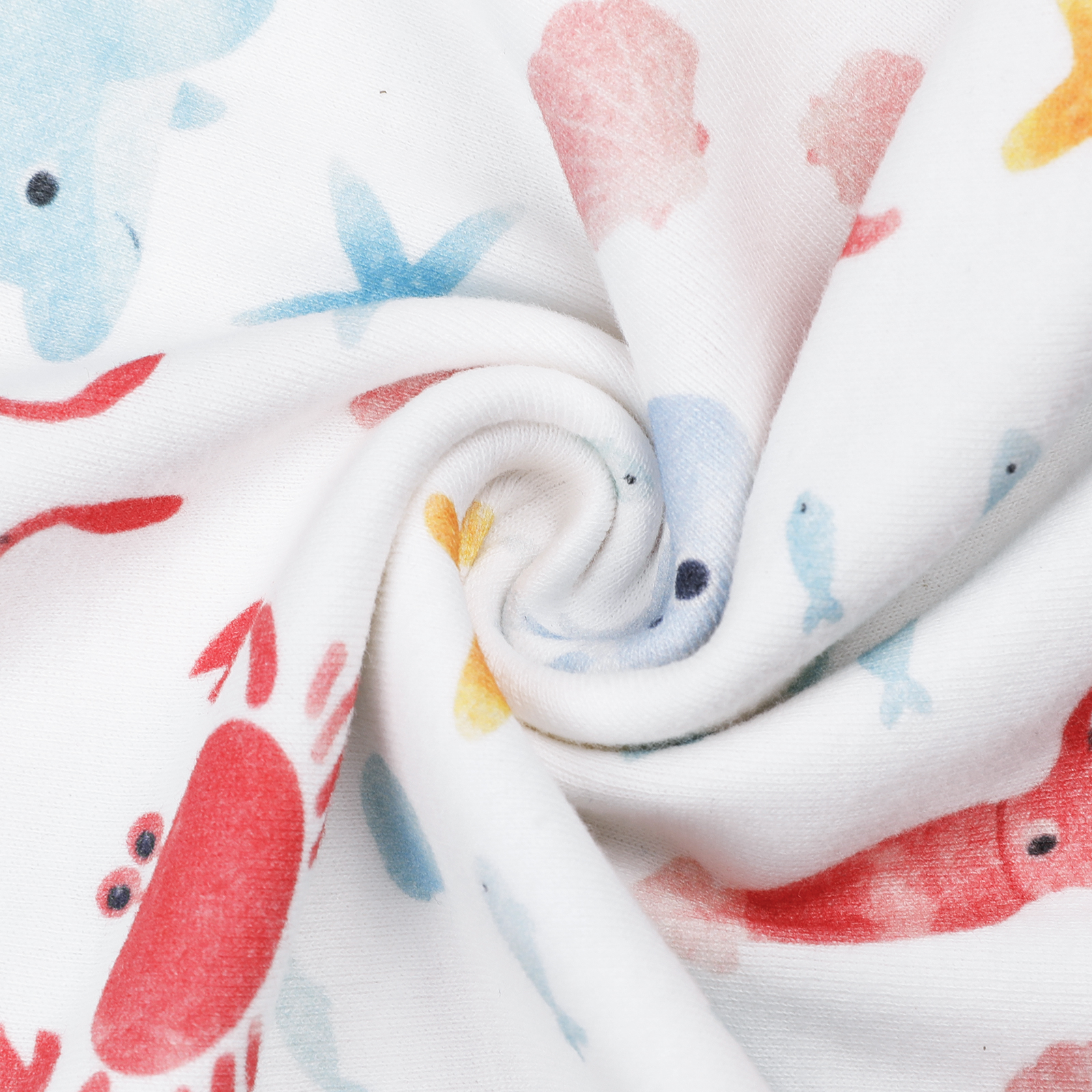 Happy Whale | Long Sleeve Organic Cotton bodysuit