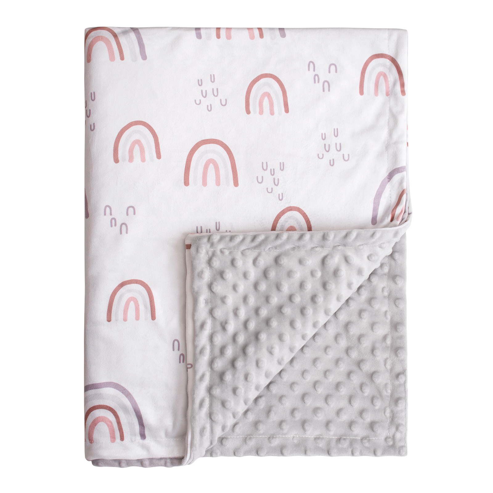 Rainbow | Gllquen Baby Fleece Plush Dot Blanket | 30''*40''