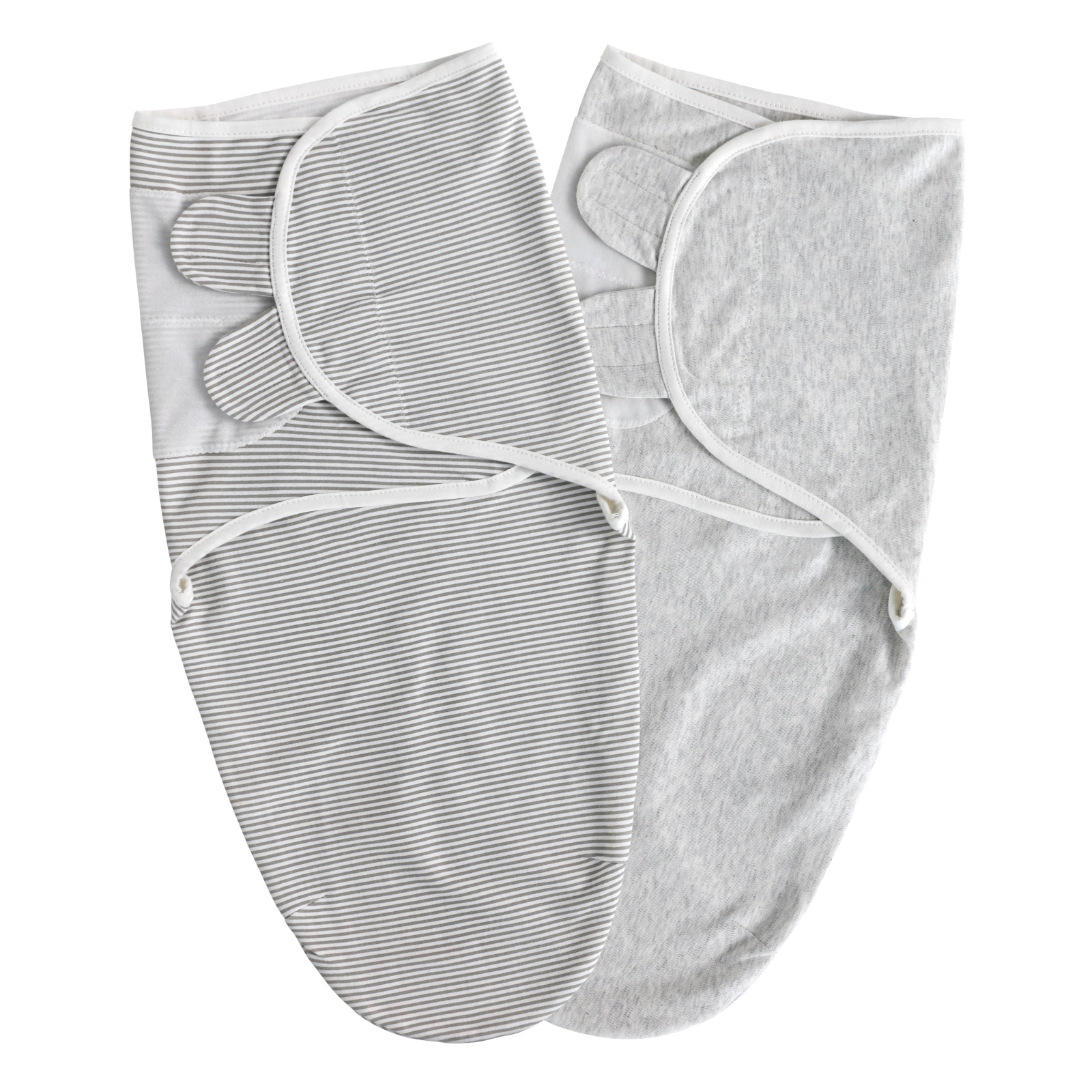 Grey Stripe | Soarwg Baby Swaddle 0-3 Months 2-Pack