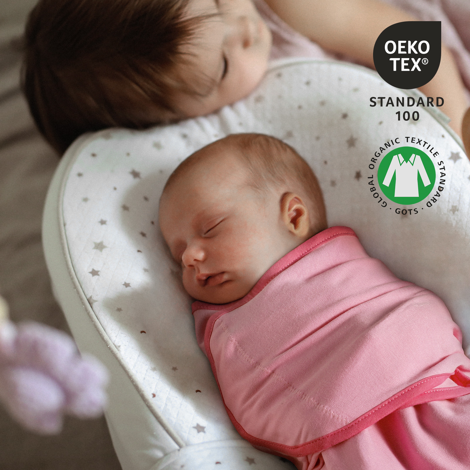 Soarwg Kids Baby Swaddle, Organic Baby Swaddles 0-3 Months, Swaddle  Blanket, Swaddle Sack, Adjustable Newborn Infant Swaddle for Boy, Standard  100 by