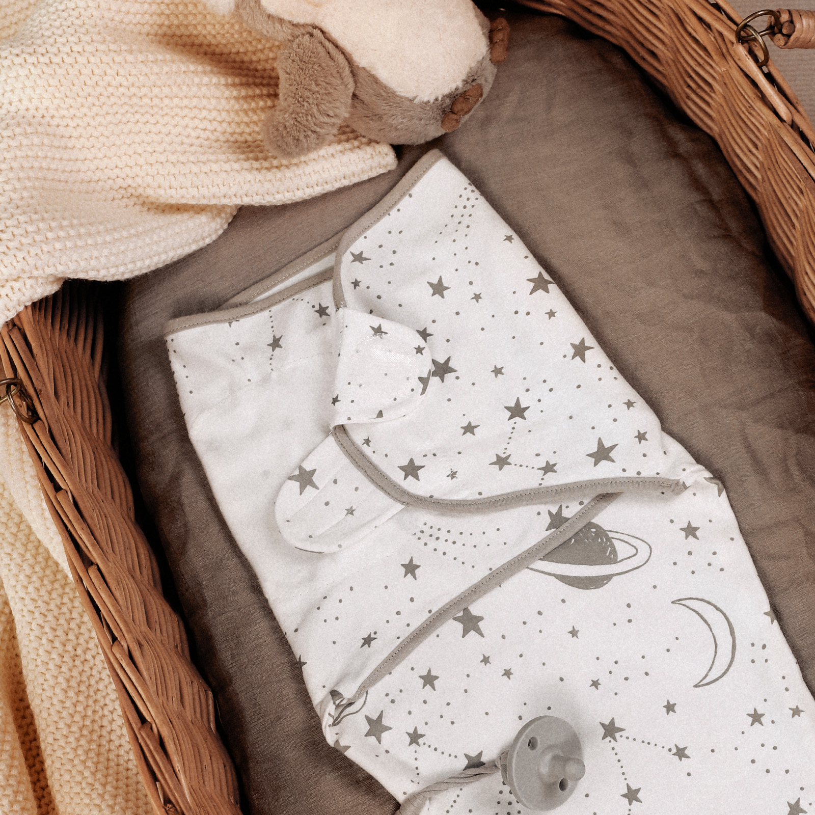 Grey Planet | Gllquen Baby Swaddle 0-3 Months 3 Pack