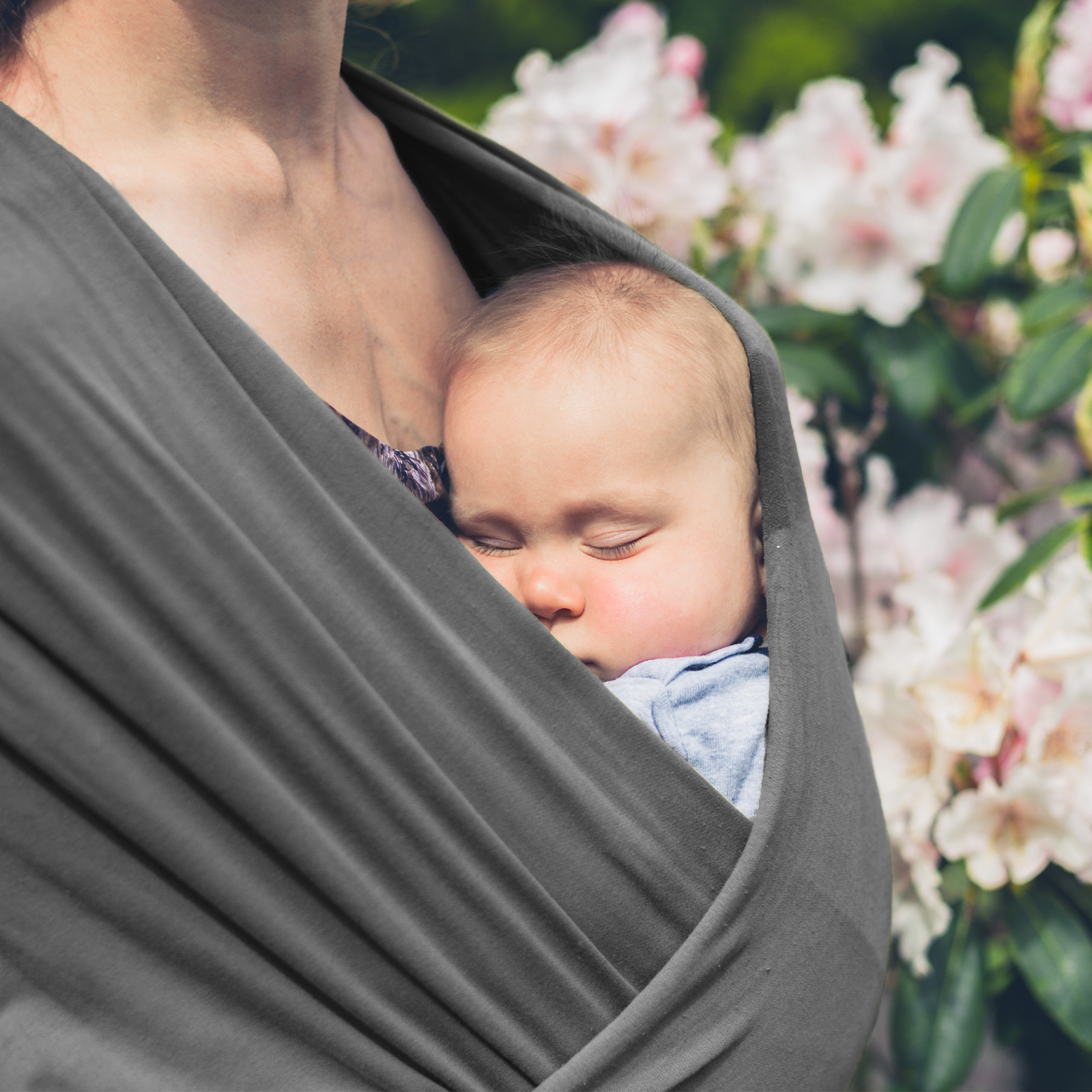 Gray | 0-36 Months Baby Adjustable Carrier Wrap up to 35lbs