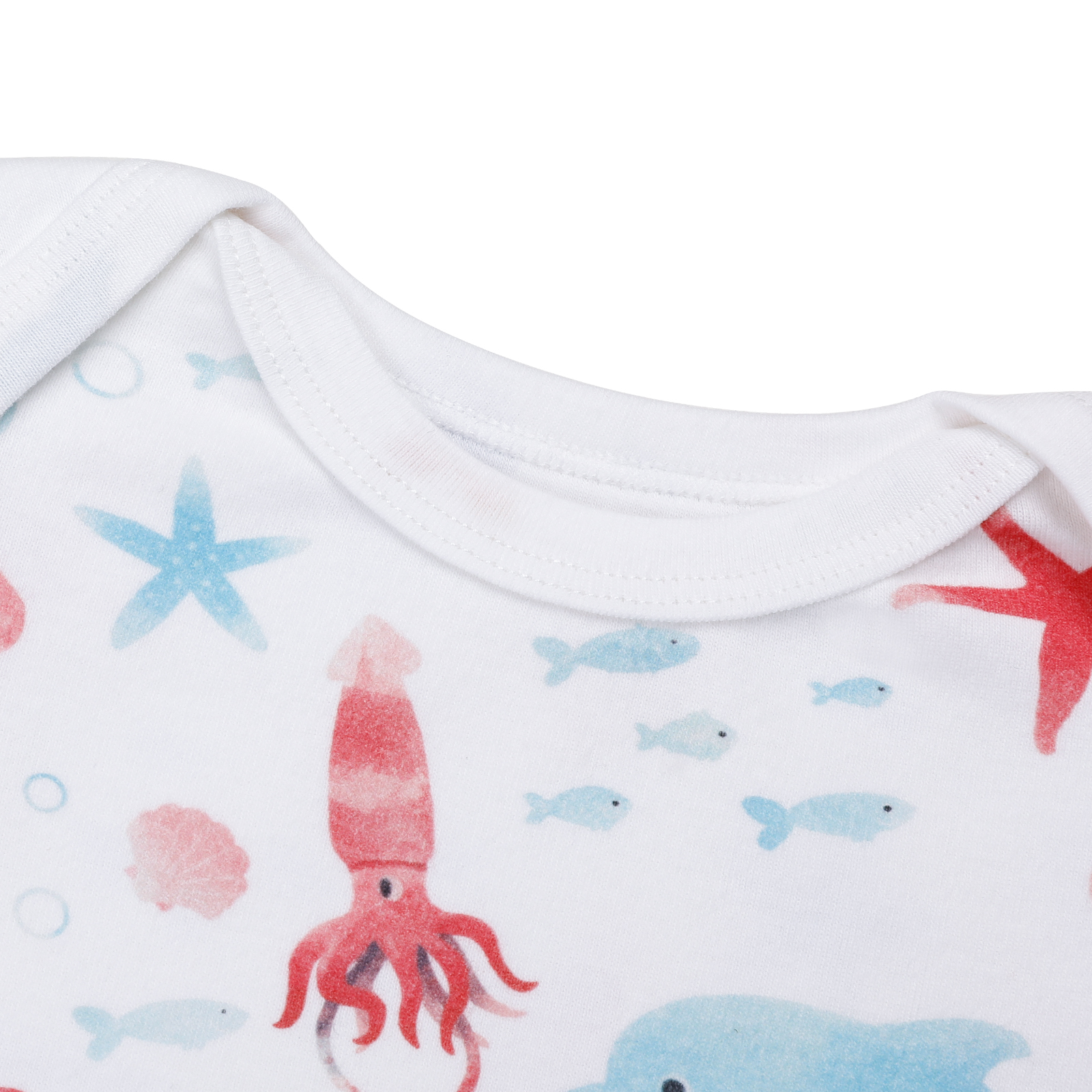 Happy Whale | Long Sleeve Organic Cotton bodysuit