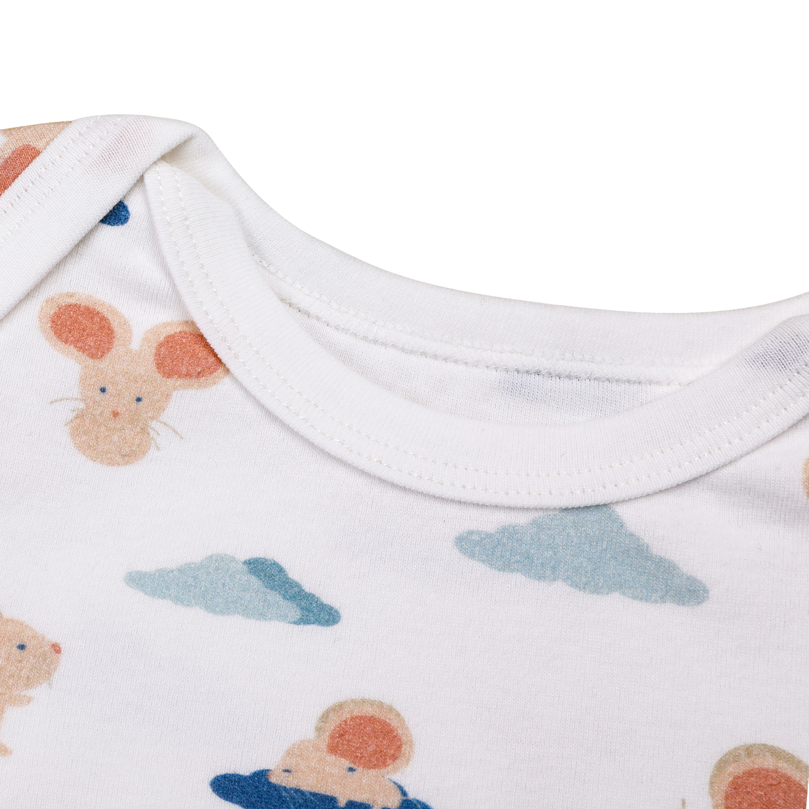 Smart Mouse | Long Sleeve Organic Cotton bodysuit