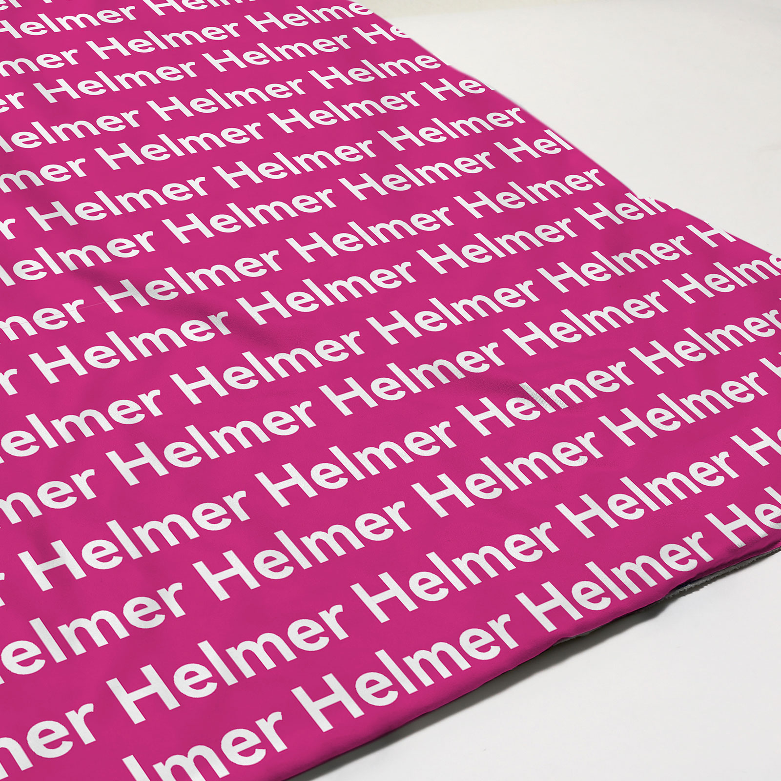 Personalized Solid Pink Baby Name Blanket