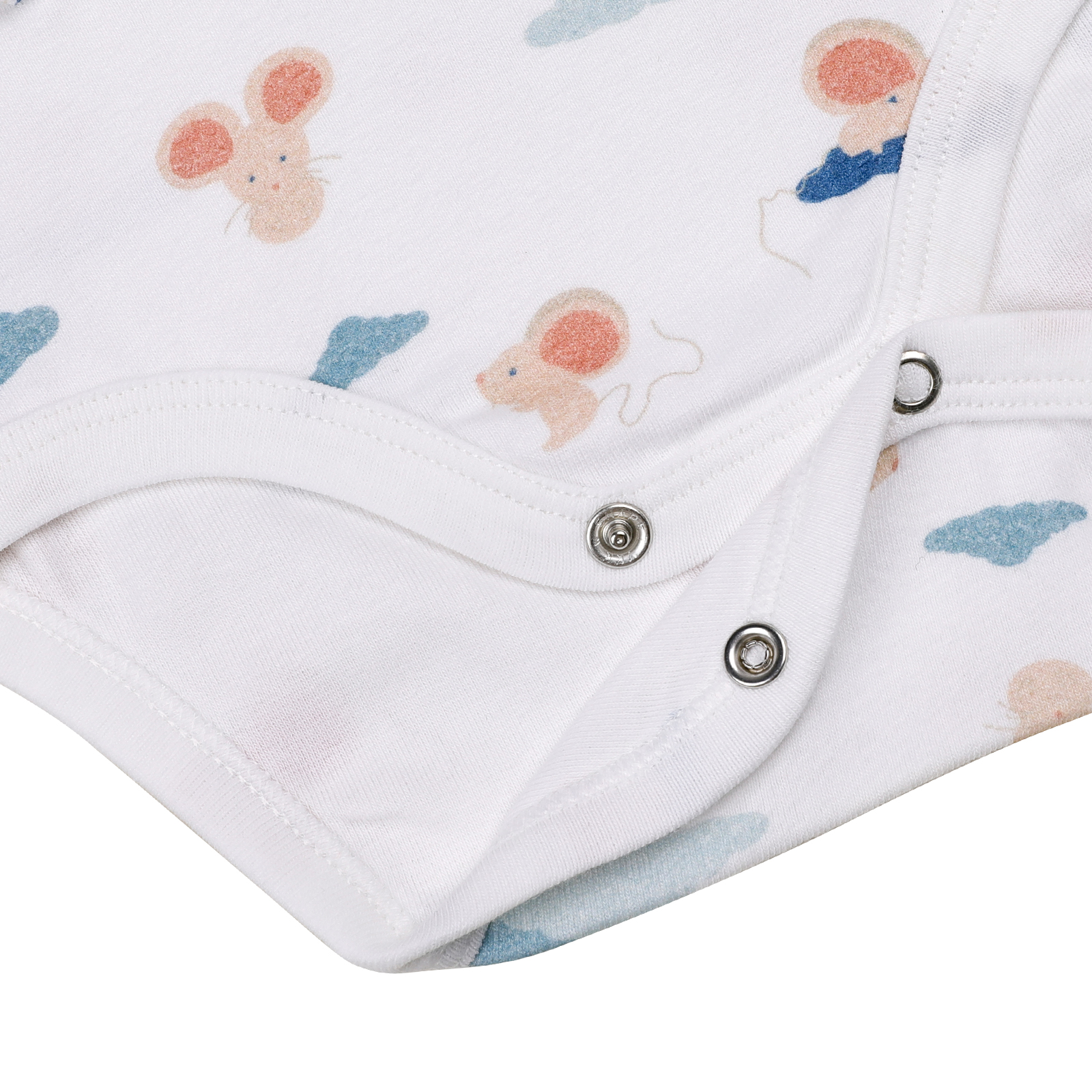 Smart Mouse | Long Sleeve Organic Cotton bodysuit