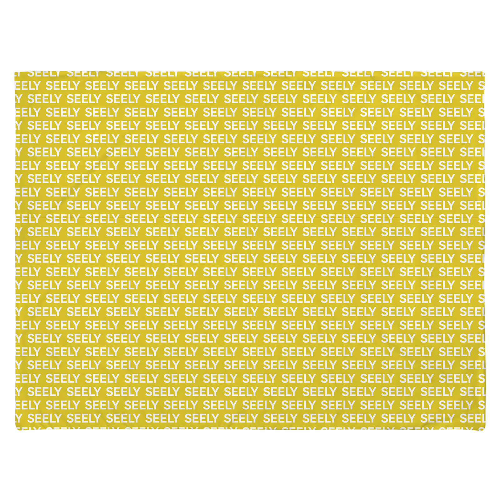 Yellowish Brown Personalized Baby Name Blanket 