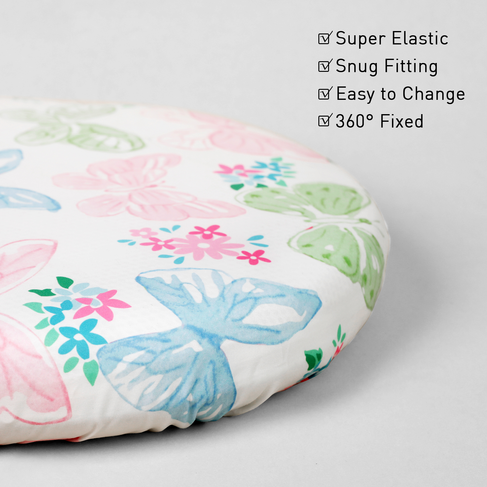 Butterflies | Soft Microfiber Fitted Change Pad Cover & Bassinet Sheets 4 Pack | 16''*32''